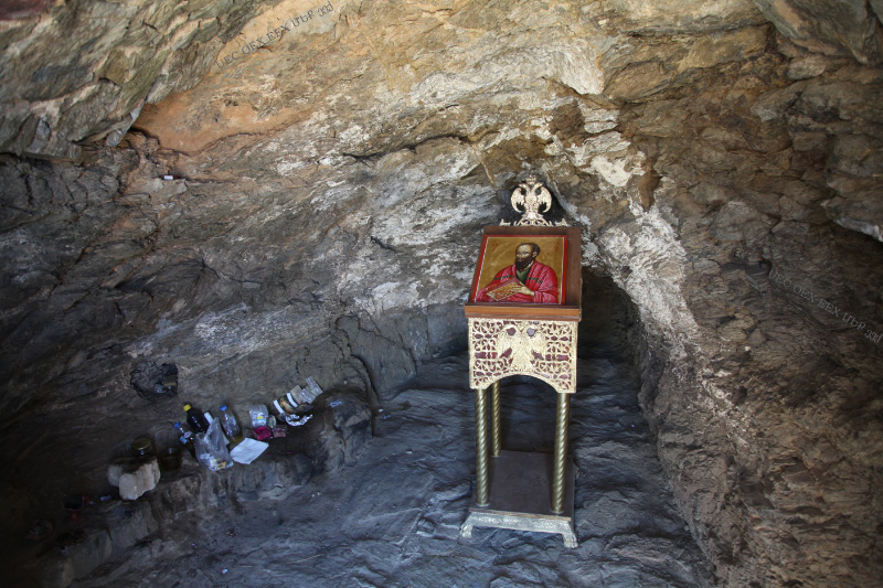 the inside of Saint Paul's home on Crete