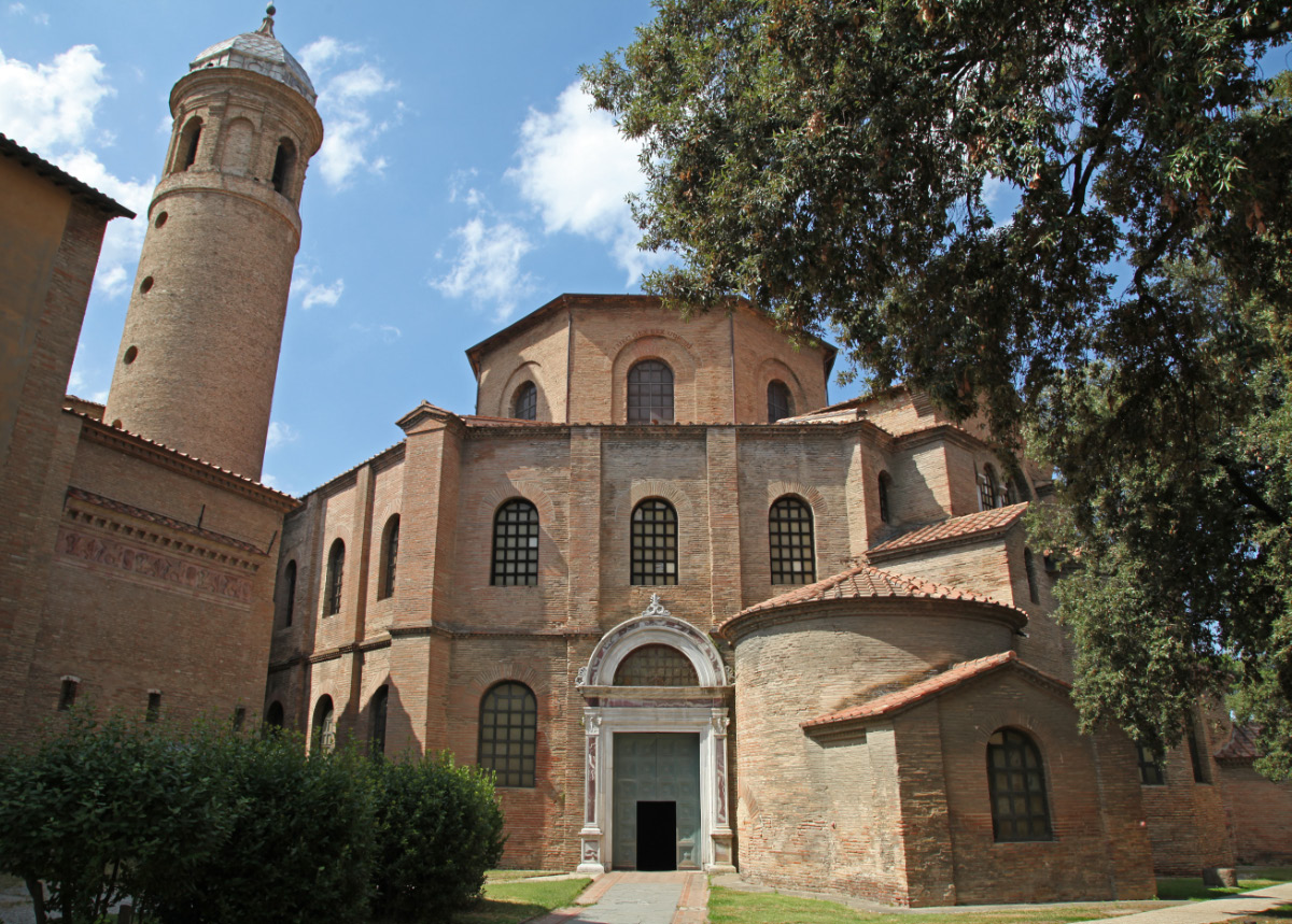 Basilica of San Vitale, consecrated 547 Anno Domini in honor of San Vitale di Milano - Saint Vitalis of Milan, 1st/2nd century saint and martyr