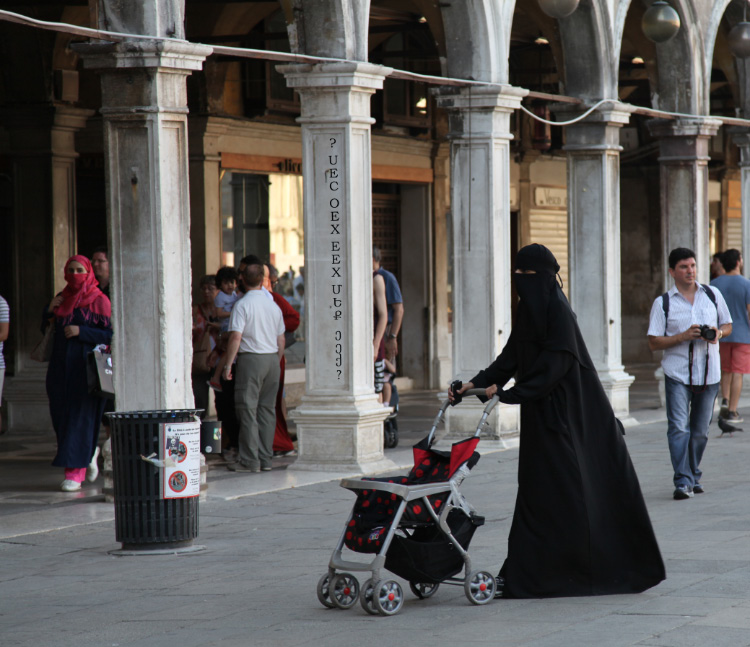 Christian ladies being welcomed in Tehran